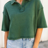 Sutton Henley Top | Green