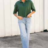 Olivia Distressed Wide Leg Jean | Allure