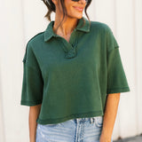 Sutton Henley Top | Green