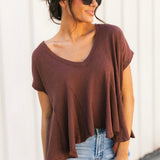 Swing Alone W Me Tee | Brunette