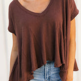 Swing Alone W Me Tee | Brunette