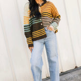 Fall Forever Multi Stripe Cardigan