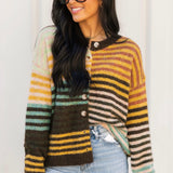 Fall Forever Multi Stripe Cardigan