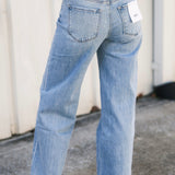 Olivia Distressed Wide Leg Jean | Allure