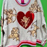 Grey Vintage Cupid Sweatshirt