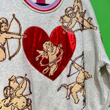 Grey Vintage Cupid Sweatshirt