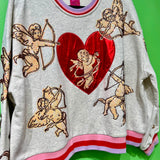 Grey Vintage Cupid Sweatshirt