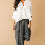 Mineral Wash Barrel Pant | Black