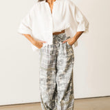 Camo & Plaid Patchwork Pant