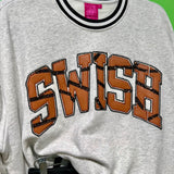 Grey Swish Basketball Sweatshirt