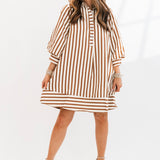 Not My Problem Mini Dress | Brown