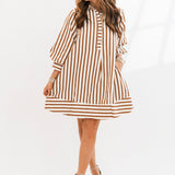 Not My Problem Mini Dress | Brown