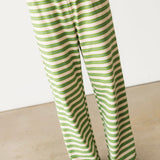 Paige Stripe Pant | Green Multi