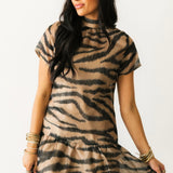 After Hours Sheer Overlay Mini Dress | Tiger