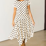 Brunch Babe Polka Dot Top | Cream