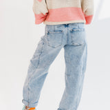 Phoebe Barrel Jeans | Light