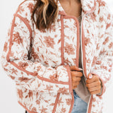 Quilted Floral Jacket