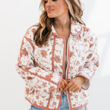 Quilted Floral Jacket