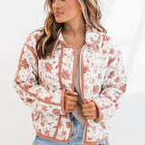 Quilted Floral Jacket