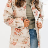 Avery Denim Jacket Print  Exploded Floral