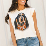 Blingy Hound Dog Tee