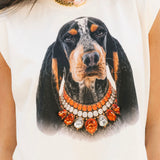 Blingy Hound Dog Tee