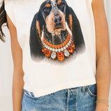 Blingy Hound Dog Tee