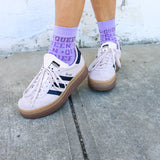 Lavender Queen Socks | Queen Of Sparkles