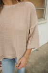 HERE I AM SWEATER | KHAKI