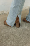 HIGH RISE DISTRESSED FLARE | LIGHT