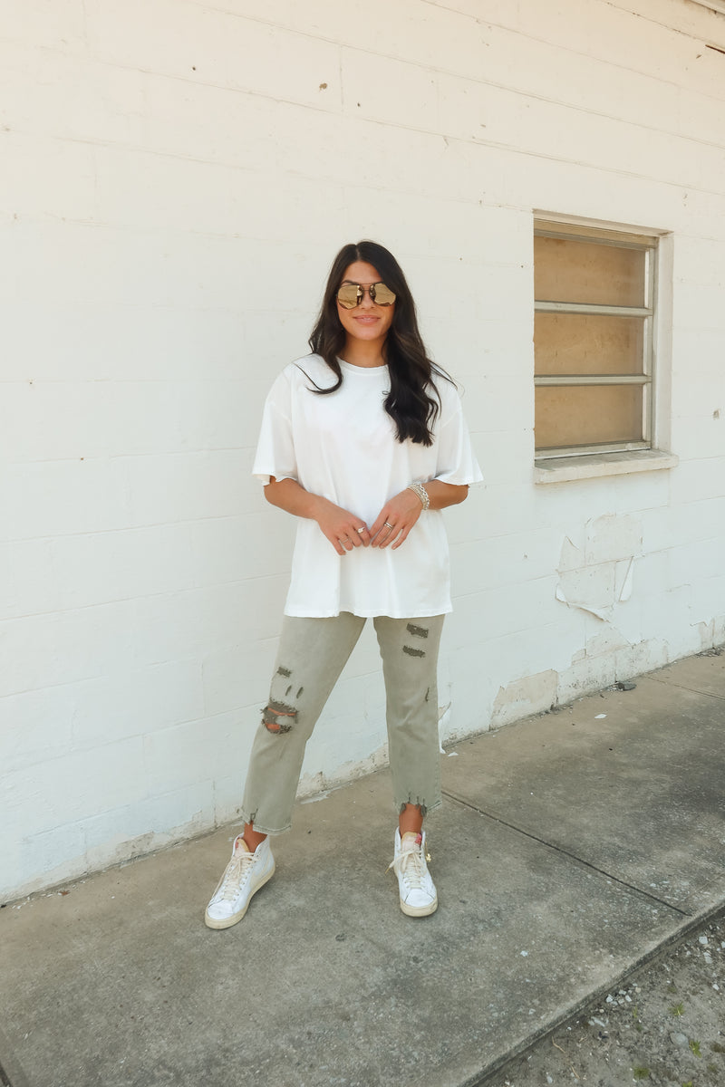 GO TO CREW NECK TEE | OFF WHITE