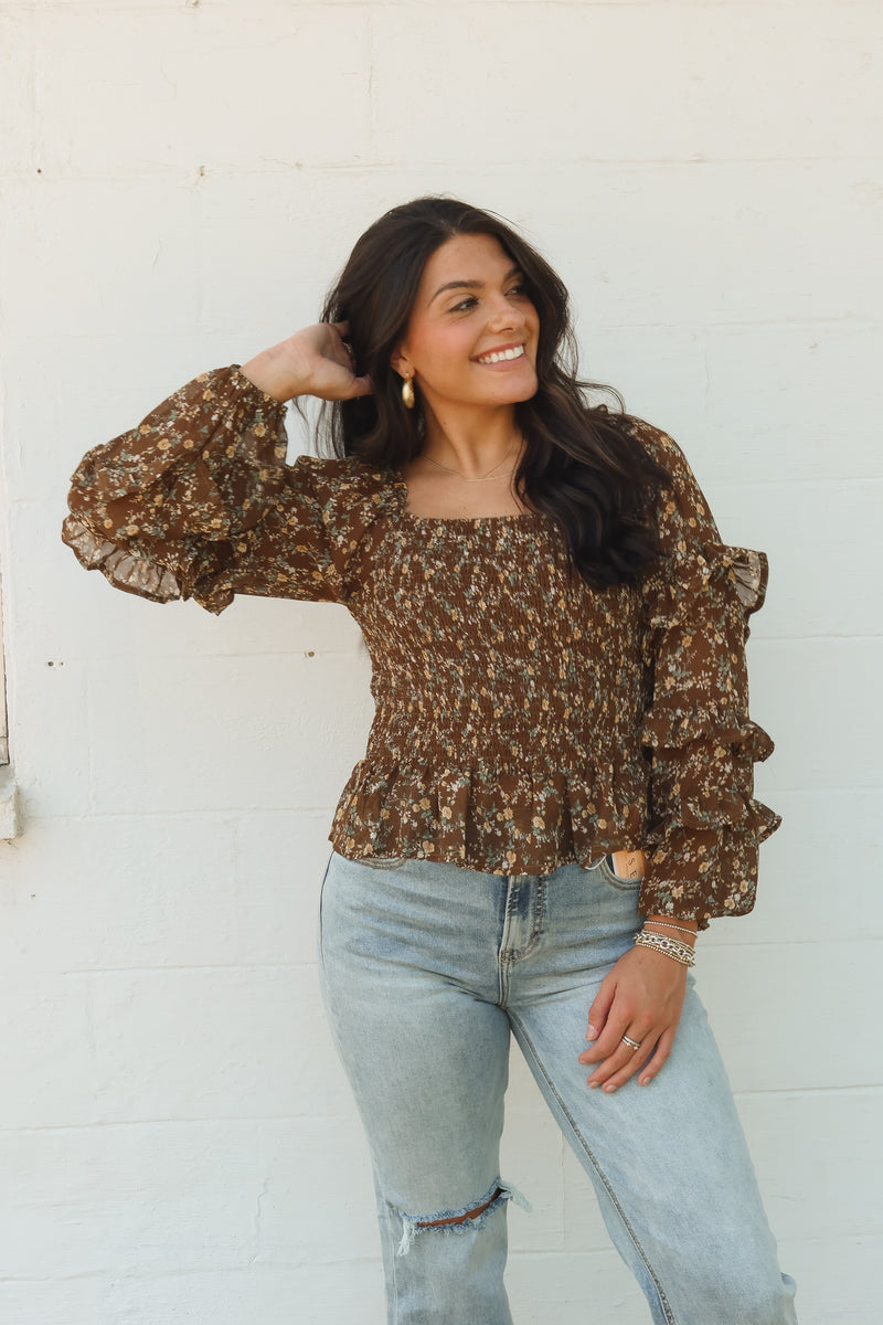 MY HEART FLORAL TOP | COCO