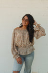LOVE ME RIGHT FLORAL TOP | CREAM