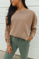 BIG SMILES LONG SLEEVE TEE | CHOCO