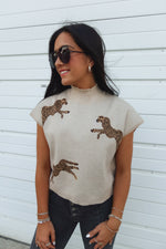 TRENDY TIGER SWEATER | OATMEAL