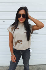 TRENDY TIGER SWEATER | OATMEAL