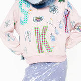 Pink 'Ski' Icon Sweatshirt | Queen Of Sparkles