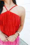 SANTA BABY VELVET MAXI