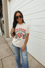 CHRISTMAS PATCH GRAPHIC TEE