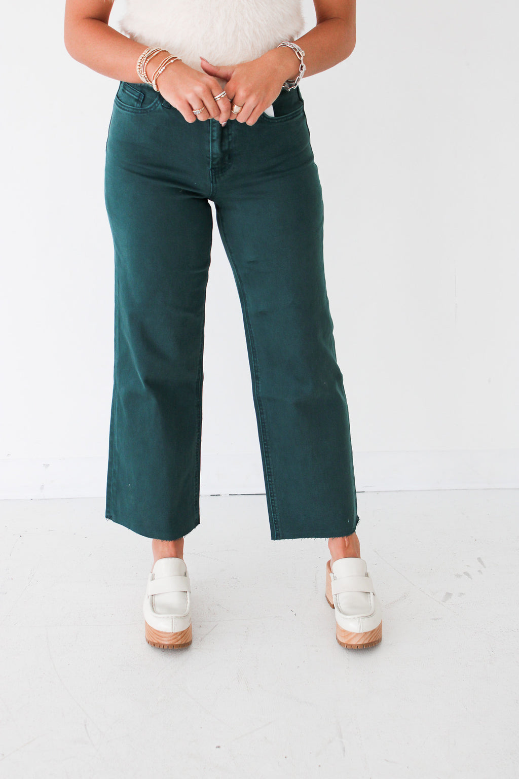 HIGH RISE CROPPED JEANS | BALSAM