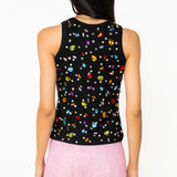 Black Jewel & Pearl Tank | Queen Of Sparkles