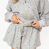 Grey Rhinestone Short | Queen Of Sparkles