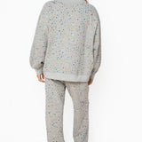 Grey Rhinestone Sweat Pant | Queen Of Sparkles