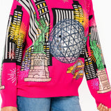 Pink NYE In New York Sweater | Queen Of Sparkles