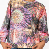 Firework Scene Rhinestone Sweatshirt | Queen Of Sparkles