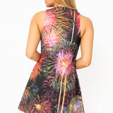 Firework Scene Sleeveless Dress | Queen Of Sparkles
