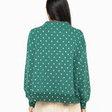 Licensed Green Central Perk Coffee Friends Mockneck Sweatshirt | Queen Of Sparkles
