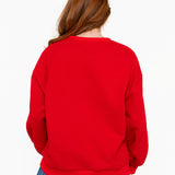 Licensed Red The One With The Holiday Armadillo Sweatshirt | Queen Of Sparkles