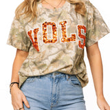 Licensed Tennessee Camo Tee | Queen Of Sparkles