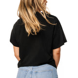 Licensed Tennessee Black Patterned Letters Tee | Queen Of Sparkles